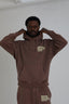 Brown Sports Hoodie