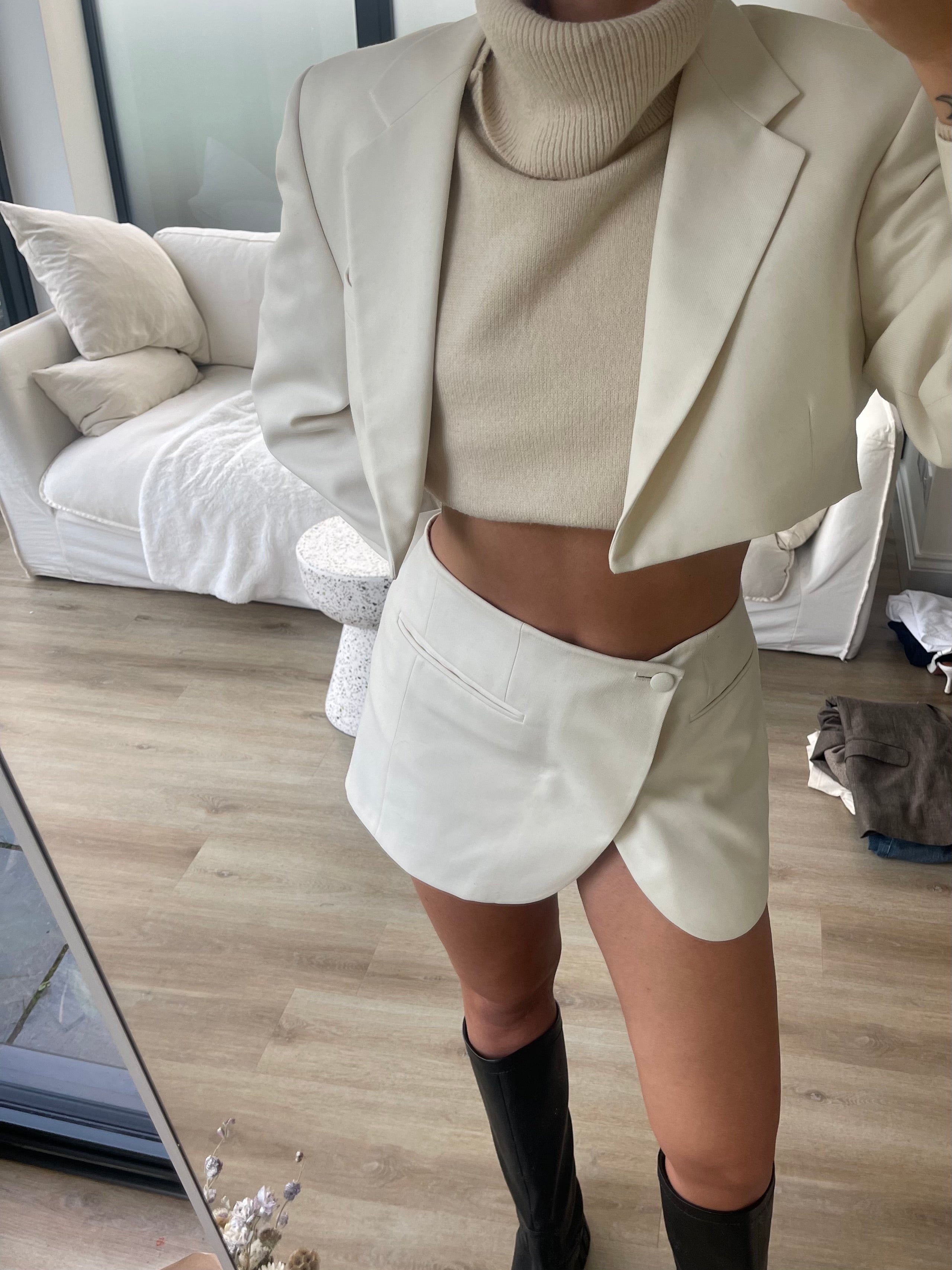 RE-FORM: WHITE SUIT CO-ORD