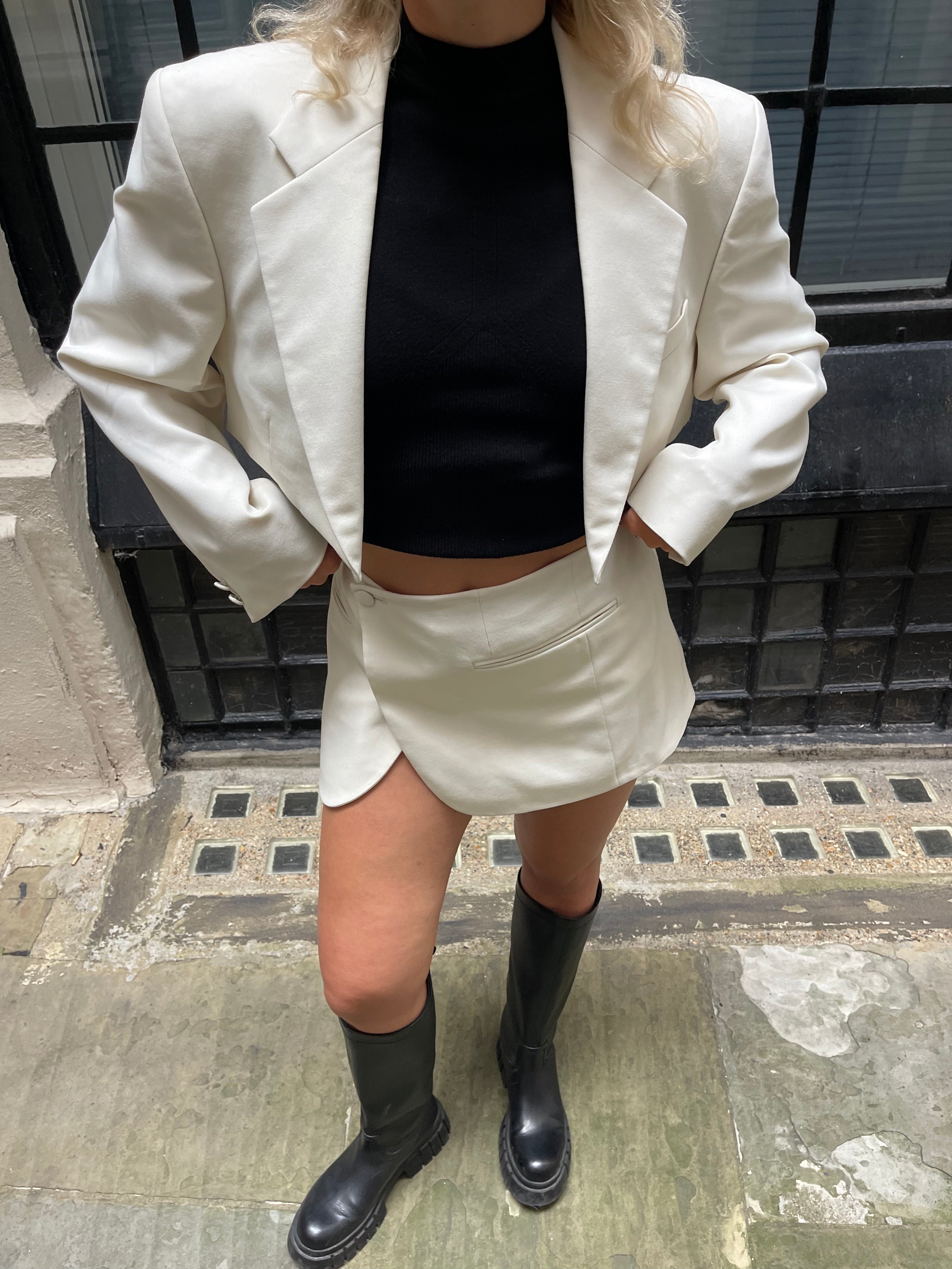 RE-FORM: WHITE SUIT CO-ORD