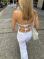 Summer Staple Backless Top- White