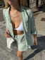 Summer Staple Mini Skirt- Mint Green