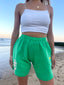 PRE-ORDER: PEACHES AND GREEN JOGGER SHORTS